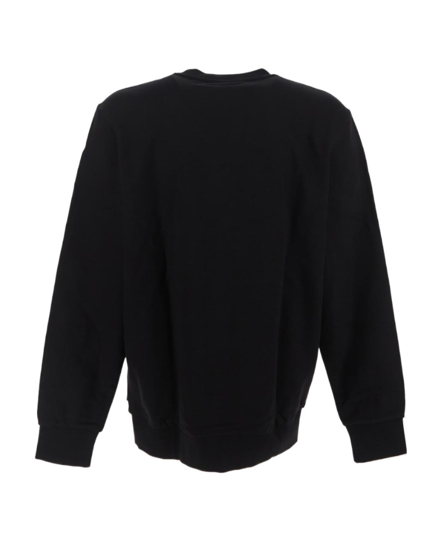 Hugo Boss Logo Printed Crewneck Sweatshirt In Black