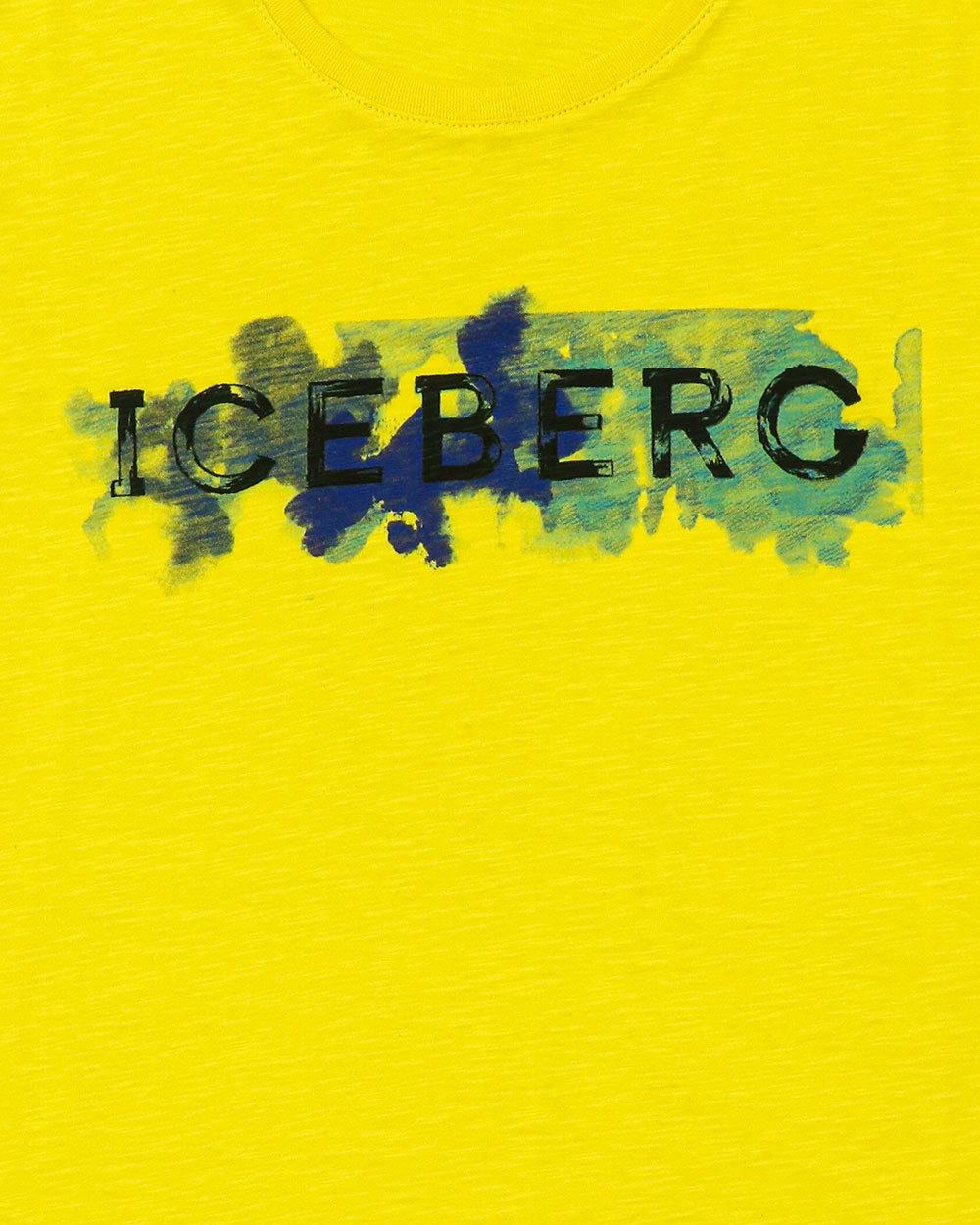 Iceberg Printed T-shirt In Yellow