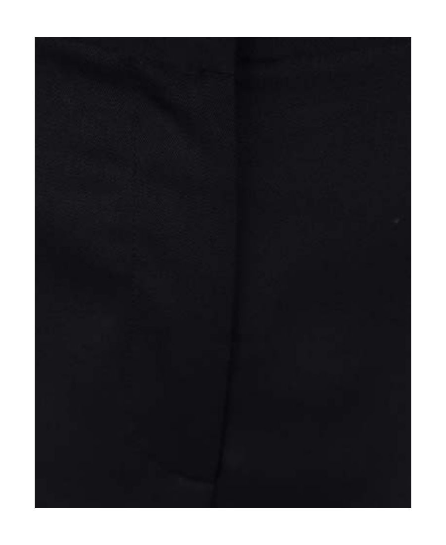 Versace Woman Black Trousers In Black