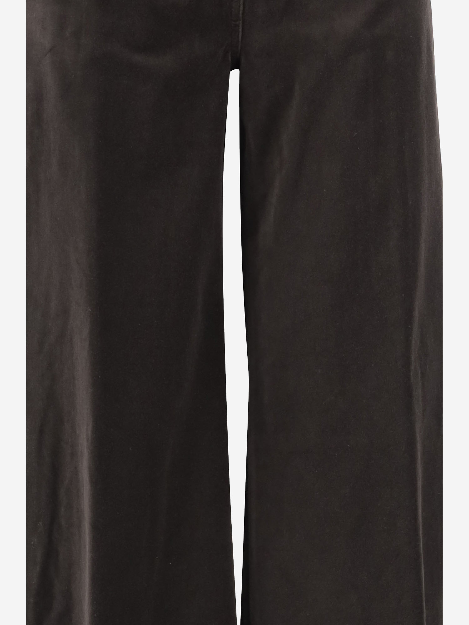 Aspesi Wide-leg Trousers Featuring Pockets In Black