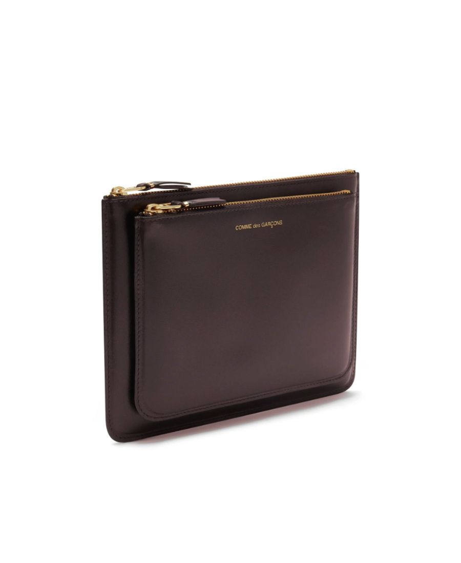 COMME DES GARÇONS COMME DES GARÇONS WALLET OUTSIDE POCKET DETAILED WALLET 