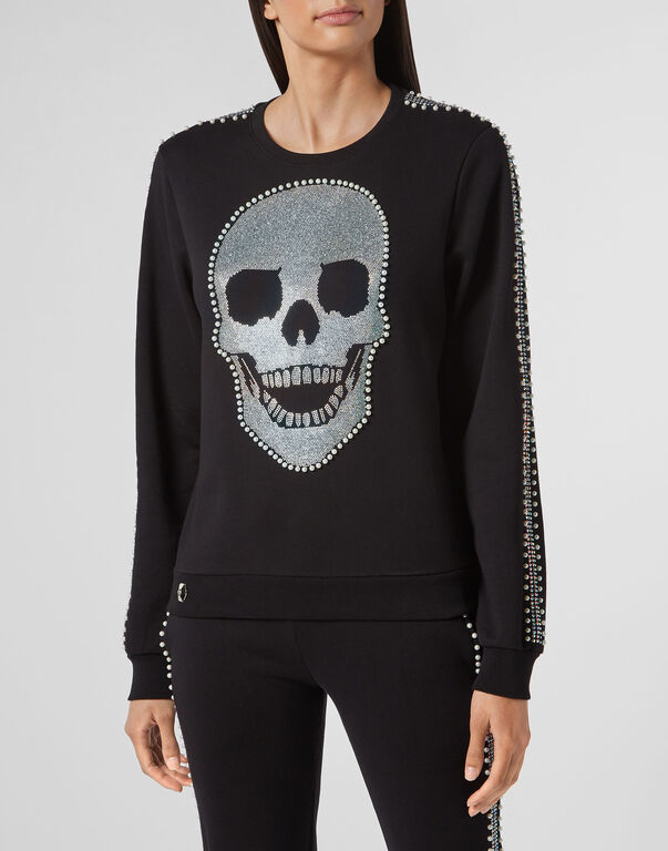 PHILIPP PLEIN LOGO DETAILS SWEATER 