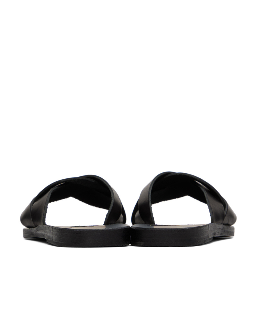 ANCIENT GREEK SANDALS LOGO FLAT SLIPPERS