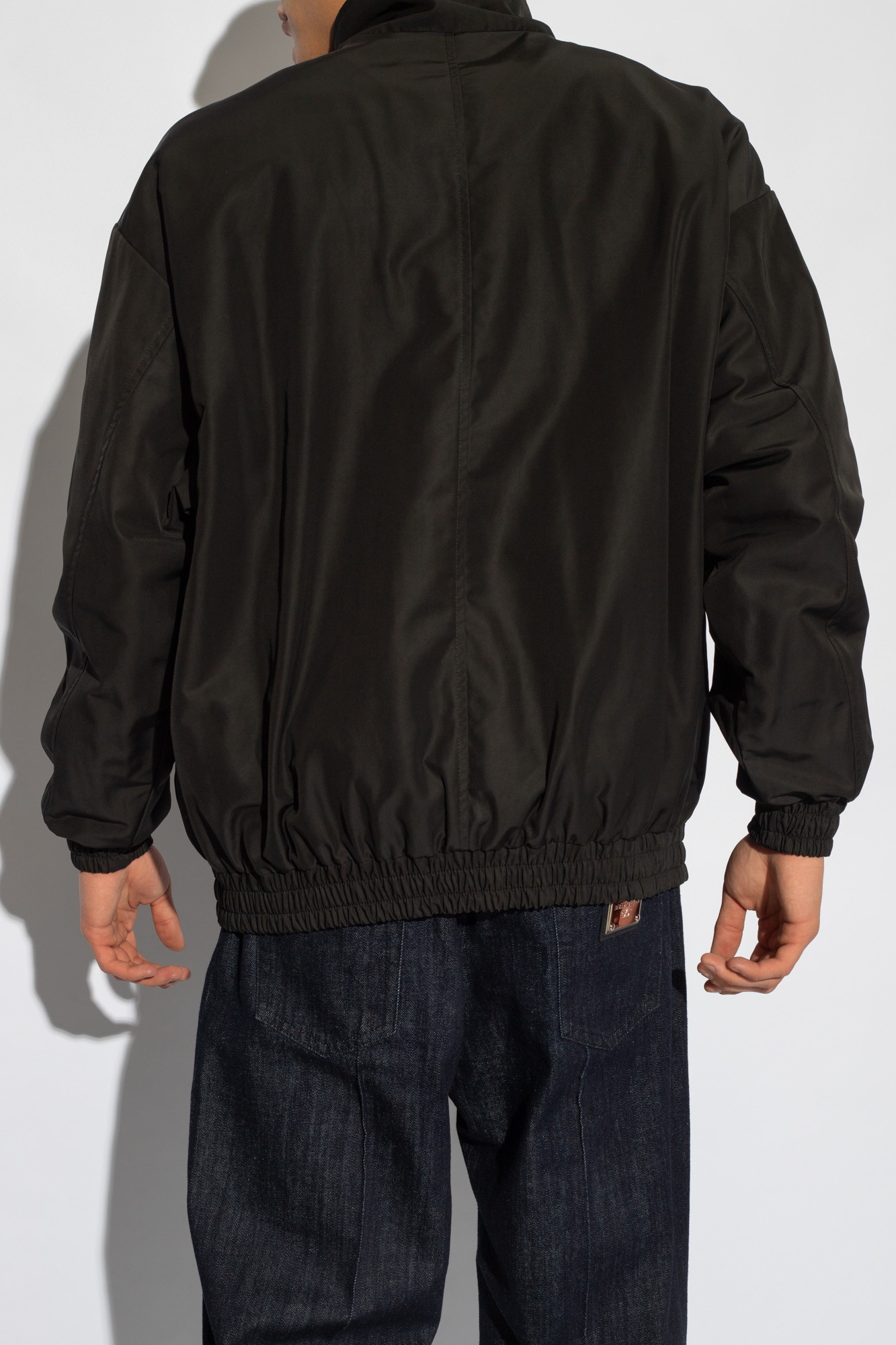 Dolce & Gabbana Hooded Jacket In Black
