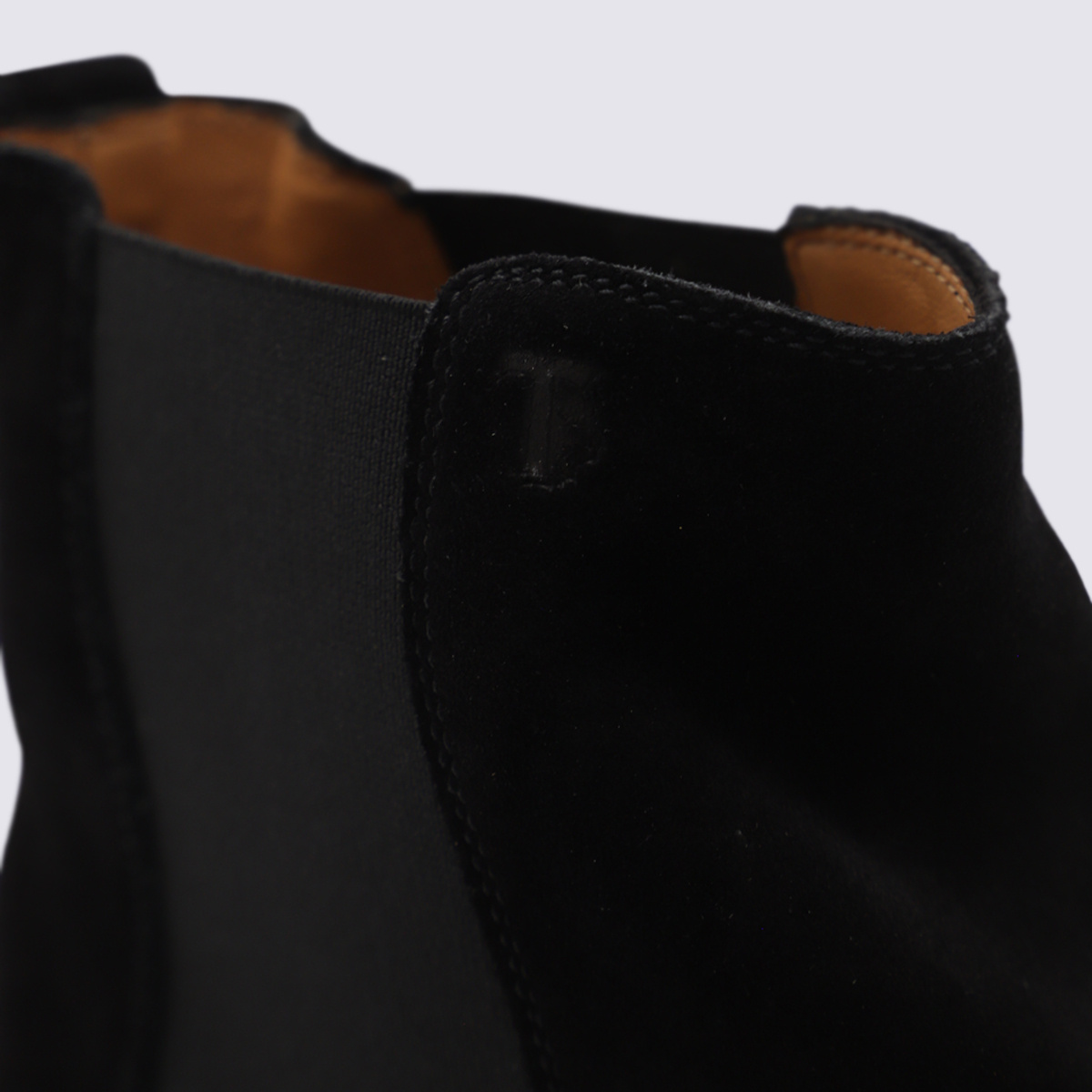 Tod's Elastic-panel Suede Chelsea Boots In Black