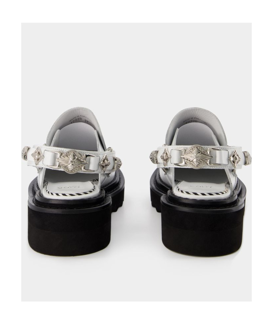 Toga Aj1239 Mules - White - Leather In White