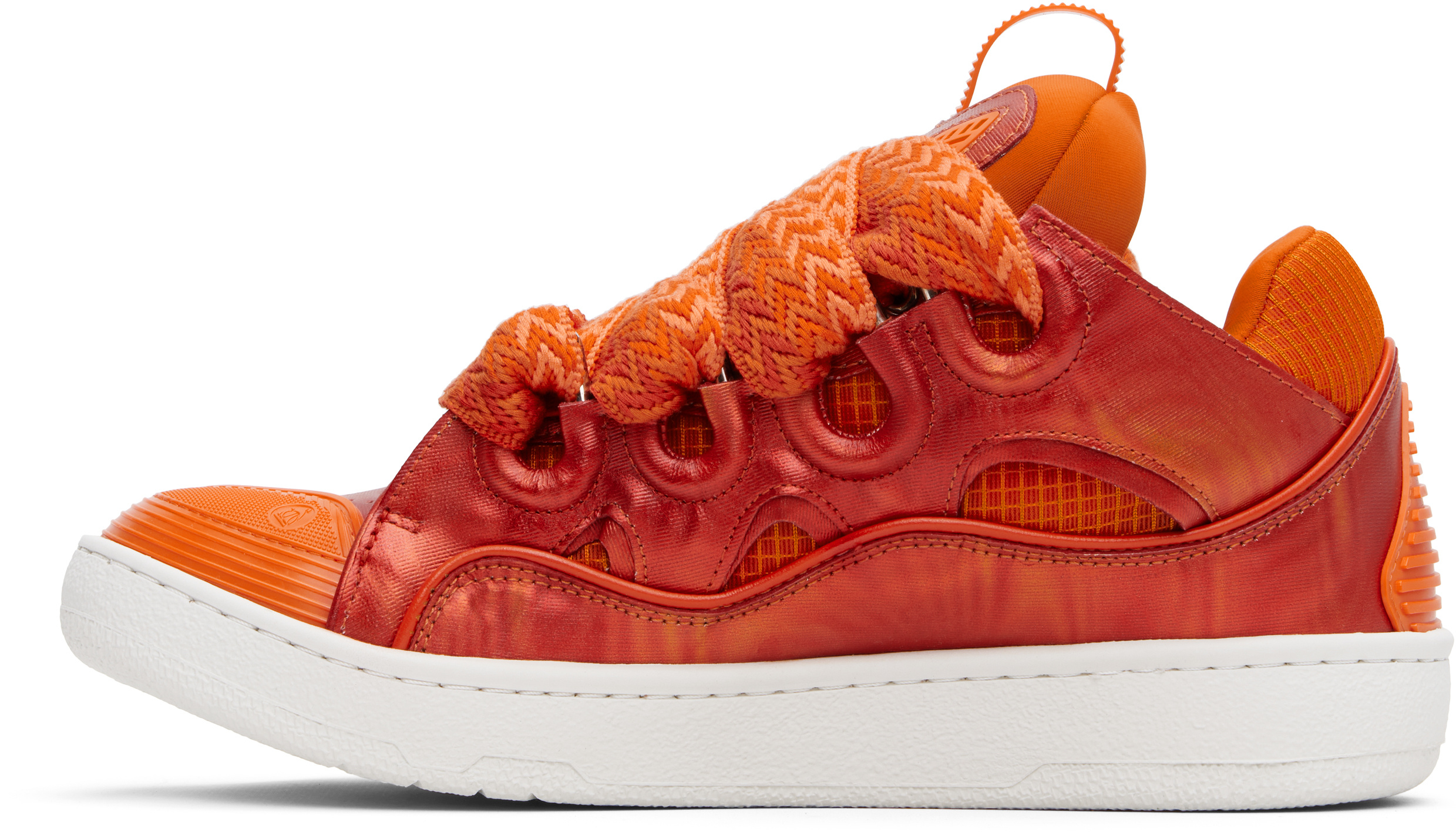 Lanvin Curb Sneakers In Red