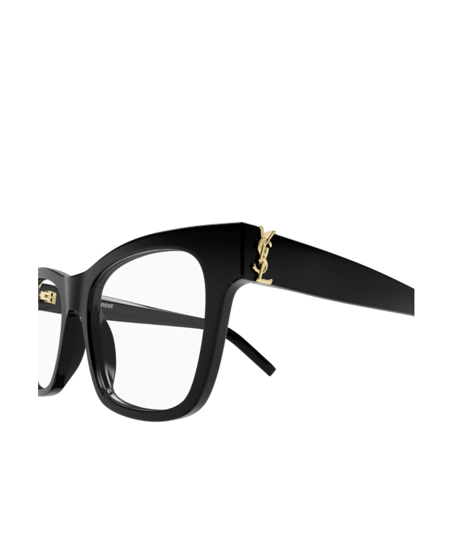 Saint Laurent Cat-eye Frame Glasses In Black