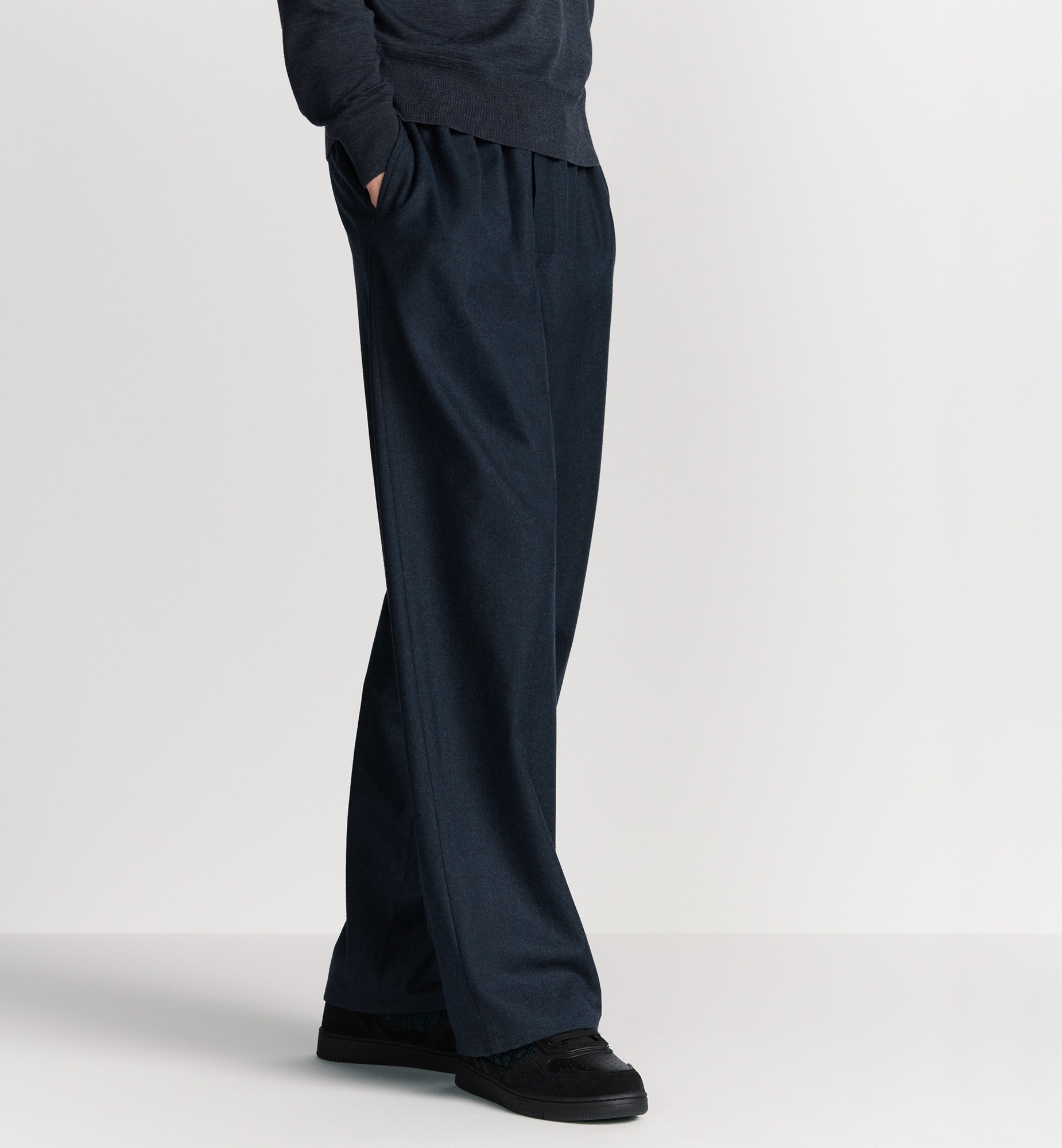 Dior Pocket Casual Pants In Blue