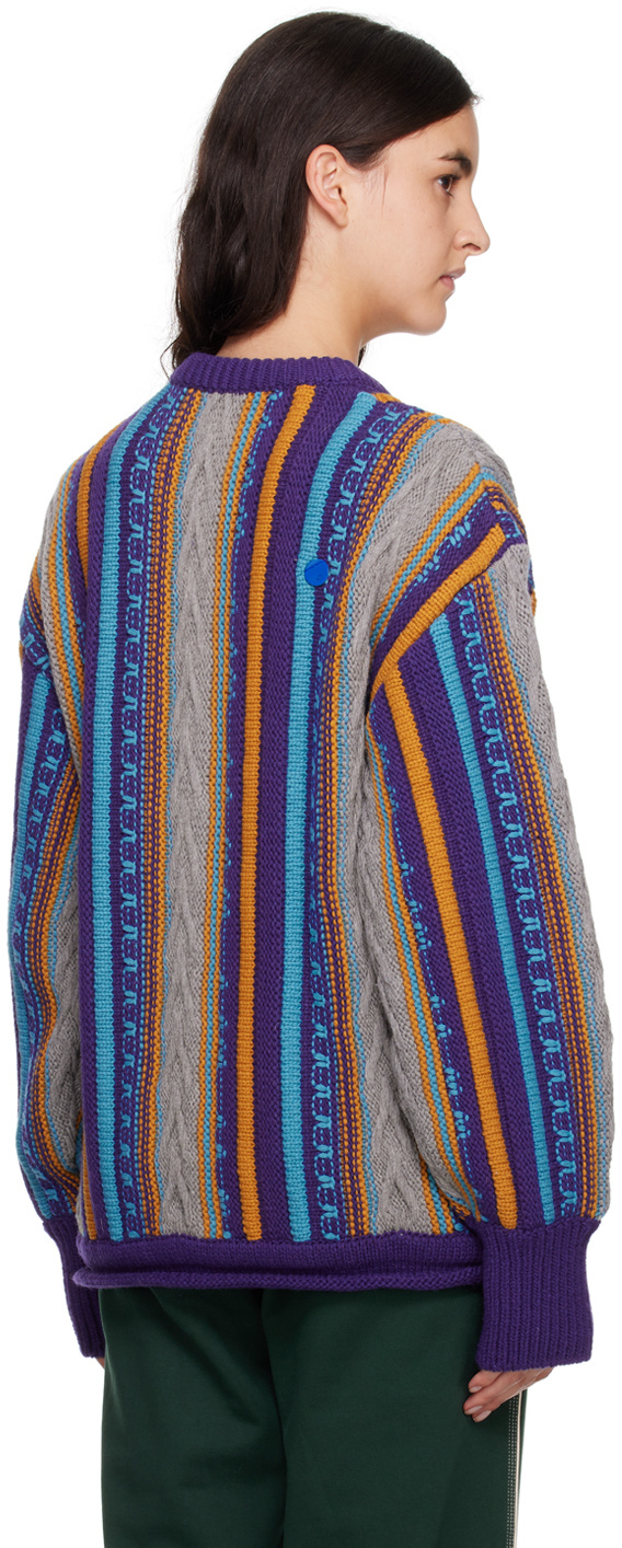 Ader Error Button Detail Sweater In Multicolor
