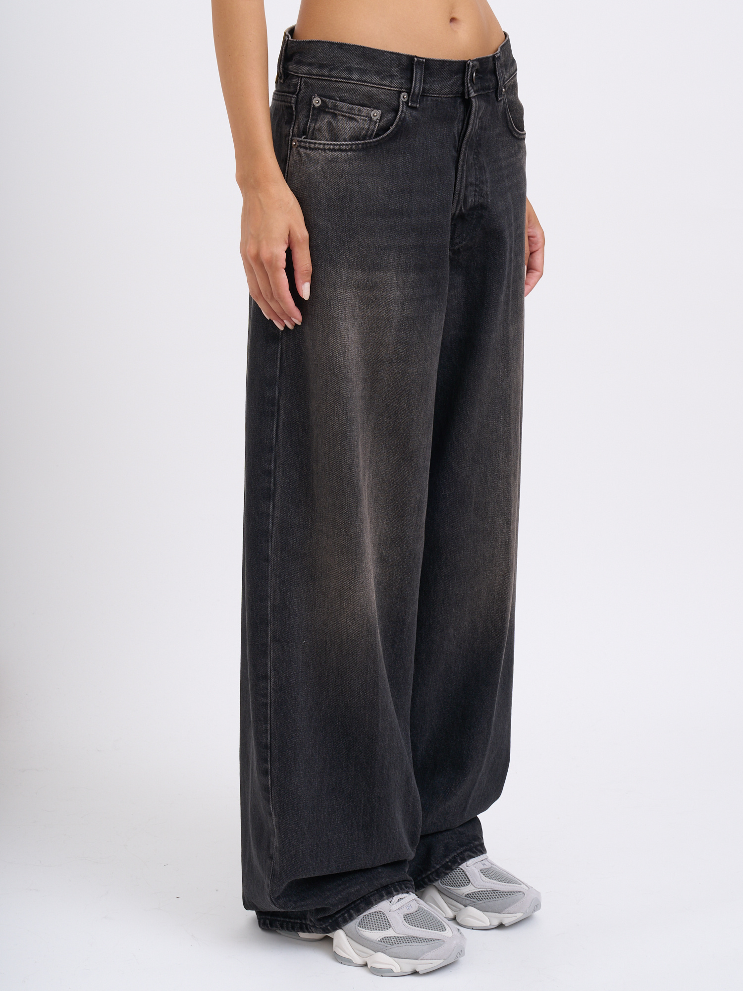 Haikure Bethany Earl Jeans In Black Denim In Multi