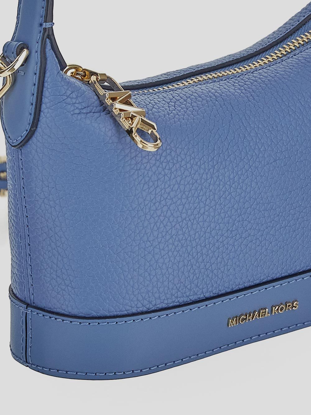 Michael Michael Kors Wythe Leather Crossbody Bag In Blue