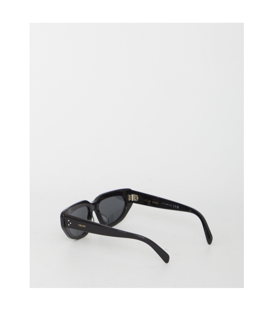 Celine Logo Sunglasses In Black