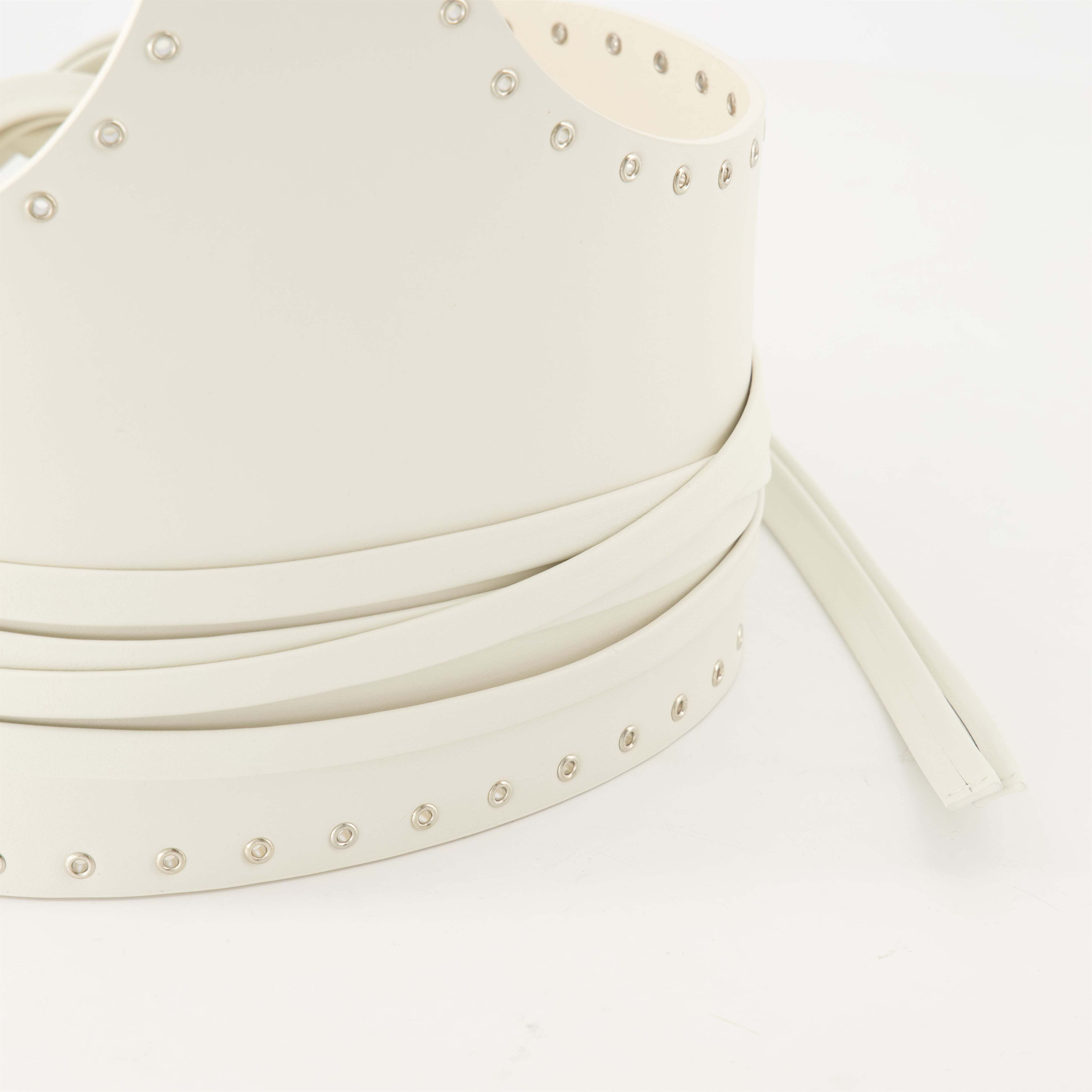 Iro Strap Waist In White