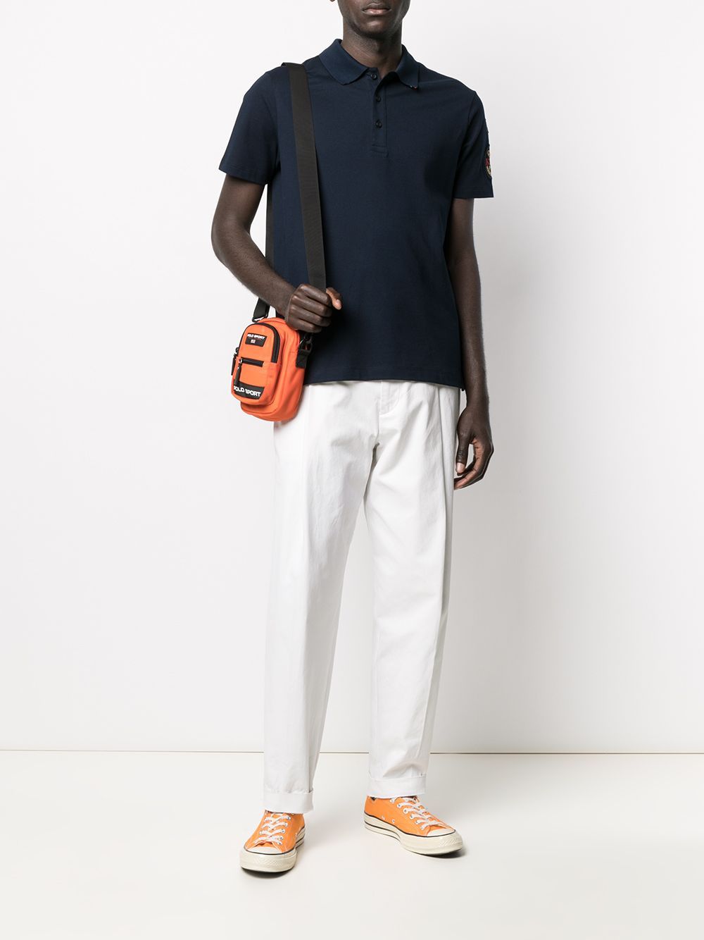 PAUL & SHARK LOGO PATCH POLO SHIRT