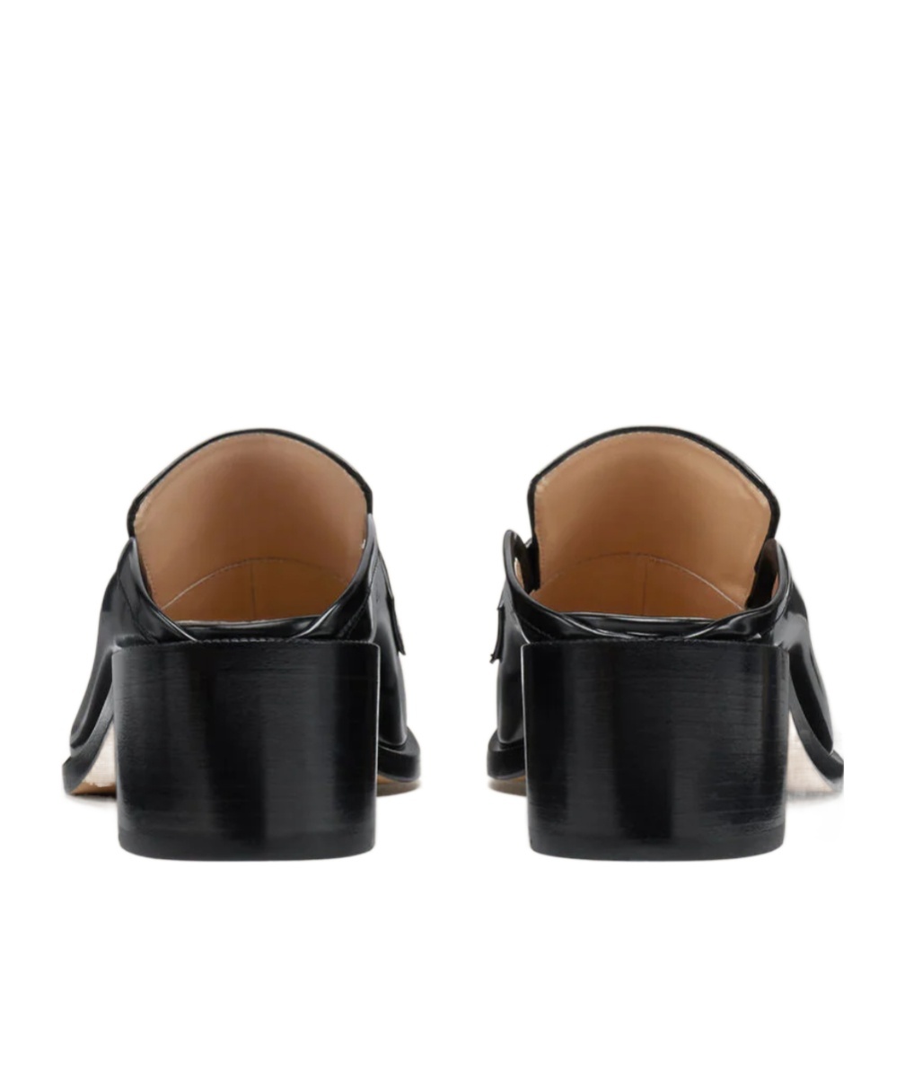 Maison Margiela Tabi City Mules In Black