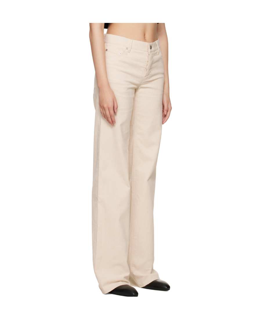 We11 Done Off-white Loose-fit Trousers In Nude