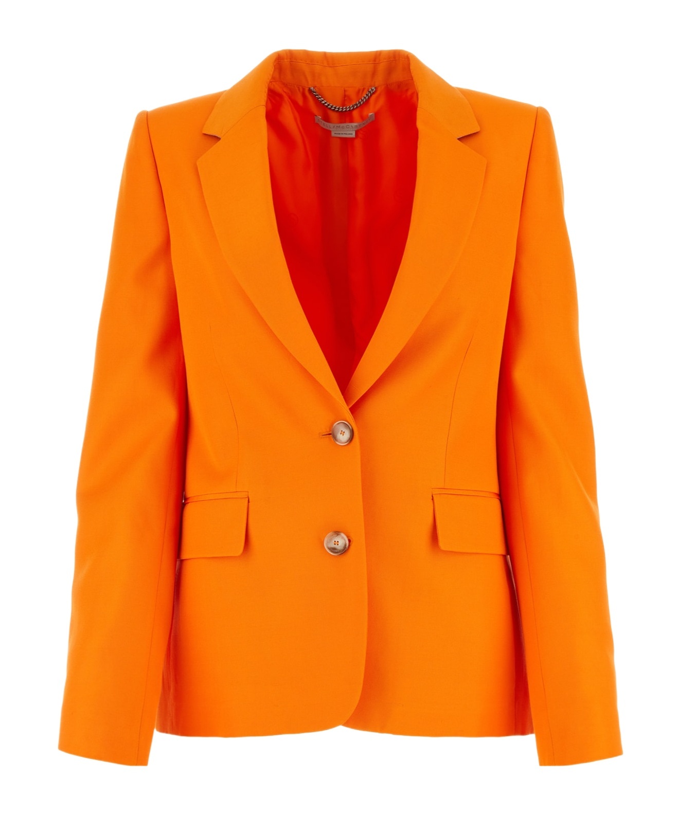 Stella Mccartney Oversized Single-breasted Blazer In Orange