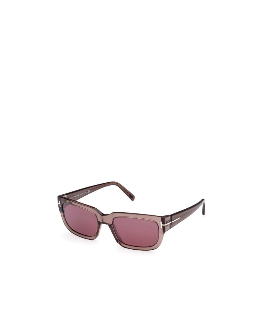Tom Ford Sunglasses With Rectangular Frames In Pink