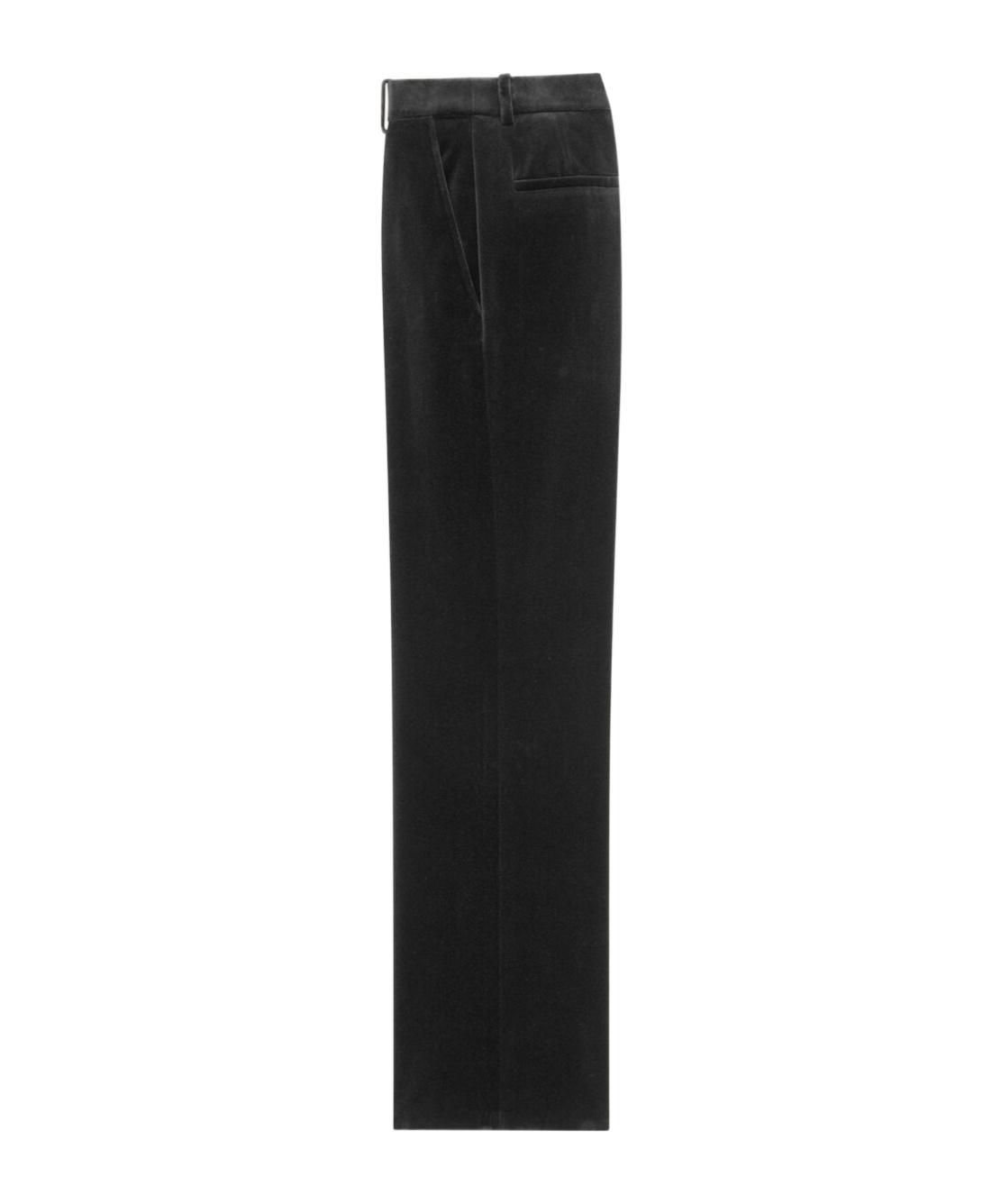 Saint Laurent Pants In Velvet In Black