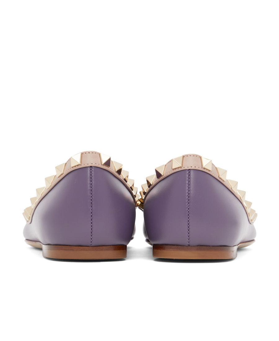 Valentino Pointed Ballet Shoes In Multicolor