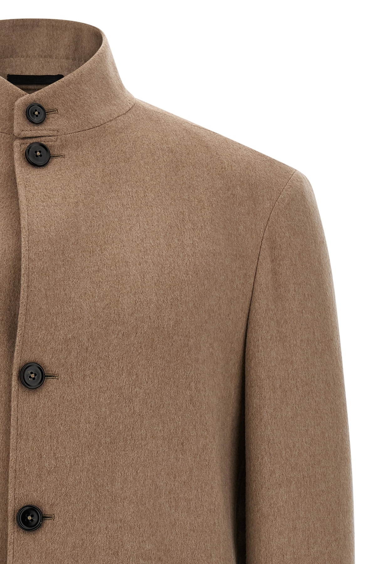 Zegna Il Conte Puffer Jackets Beige In Brown