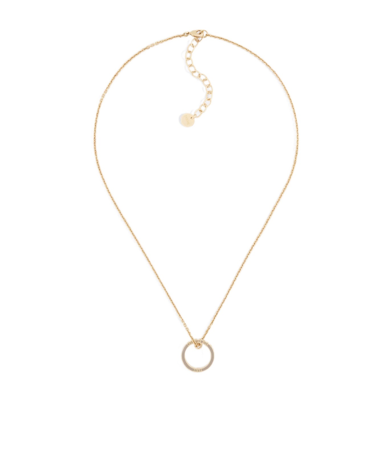 Dior Night Code Necklace In Gold