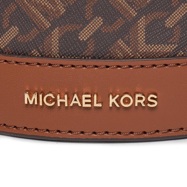 Michael Michael Kors Townsend Monogram Crossbody Bag In Gray