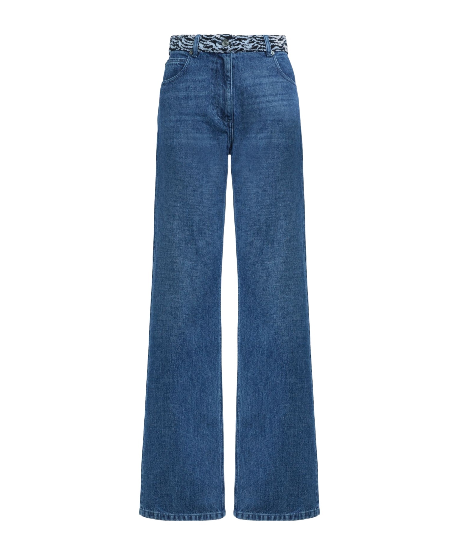 MISSONI DENIM TROUSERS WITH BELT LOOPS