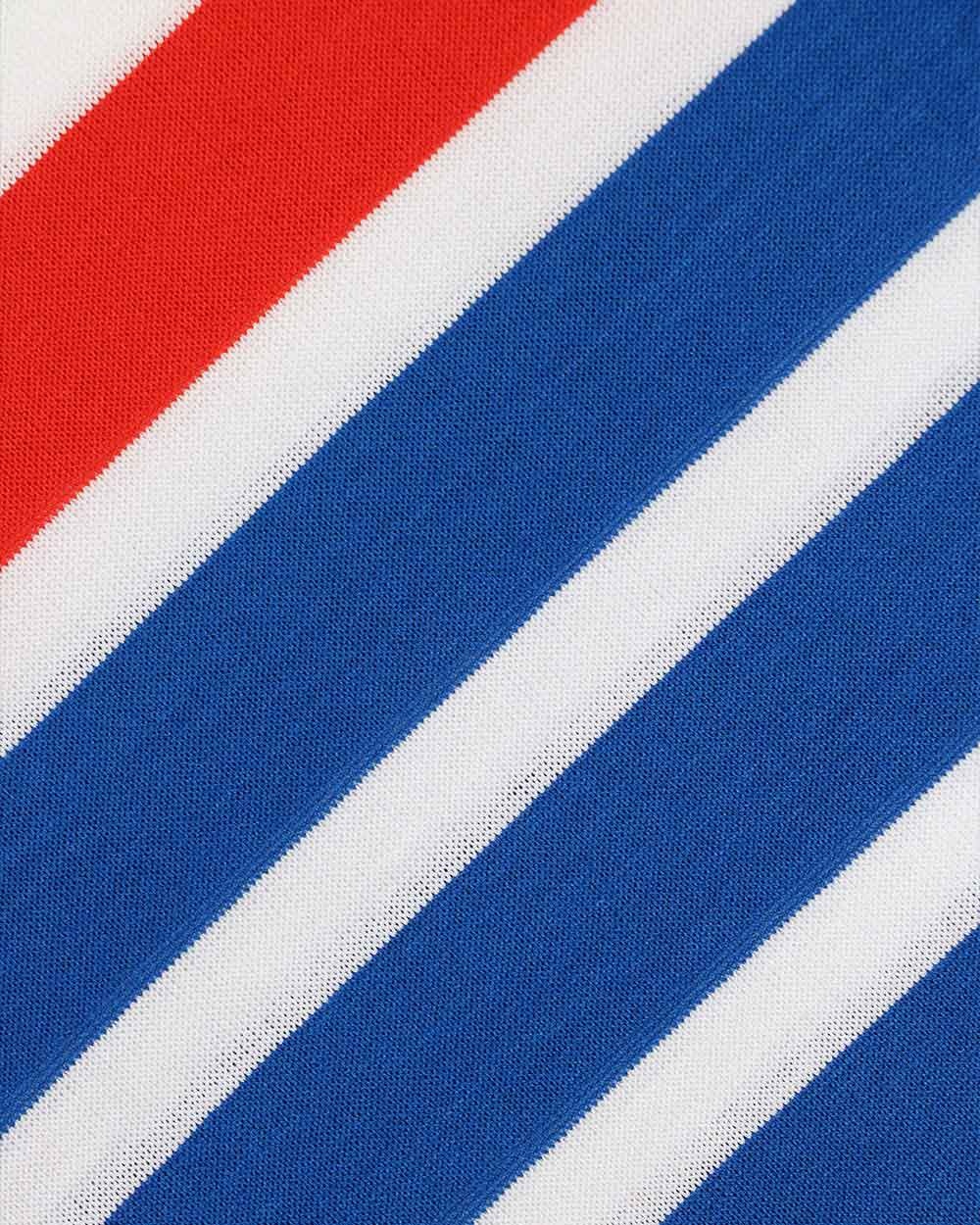 Shop Paul & Shark Logo Striped Long-sleeved T-shirt In Blue