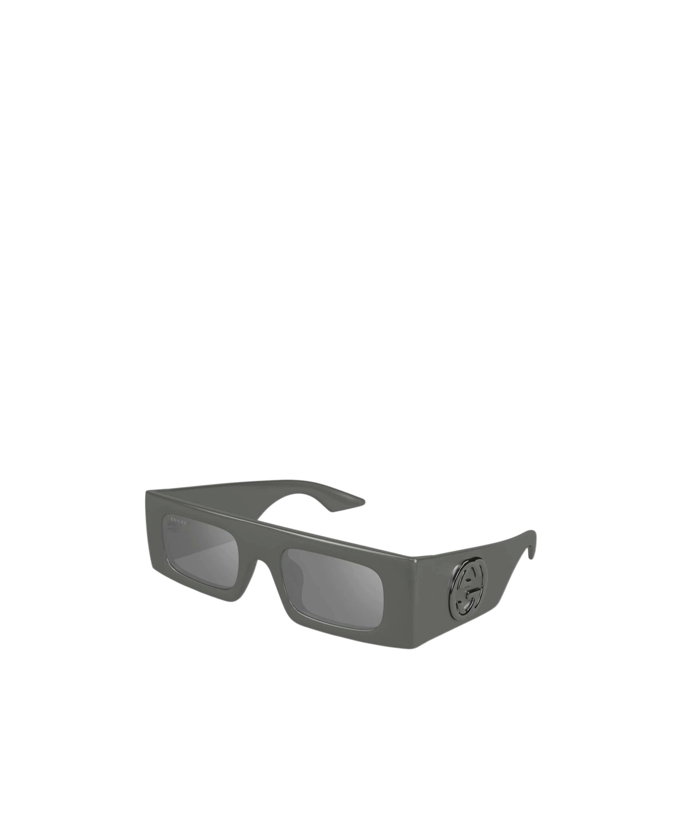 Gucci Eyewear Rectangular Frame Sunglasses In Grey