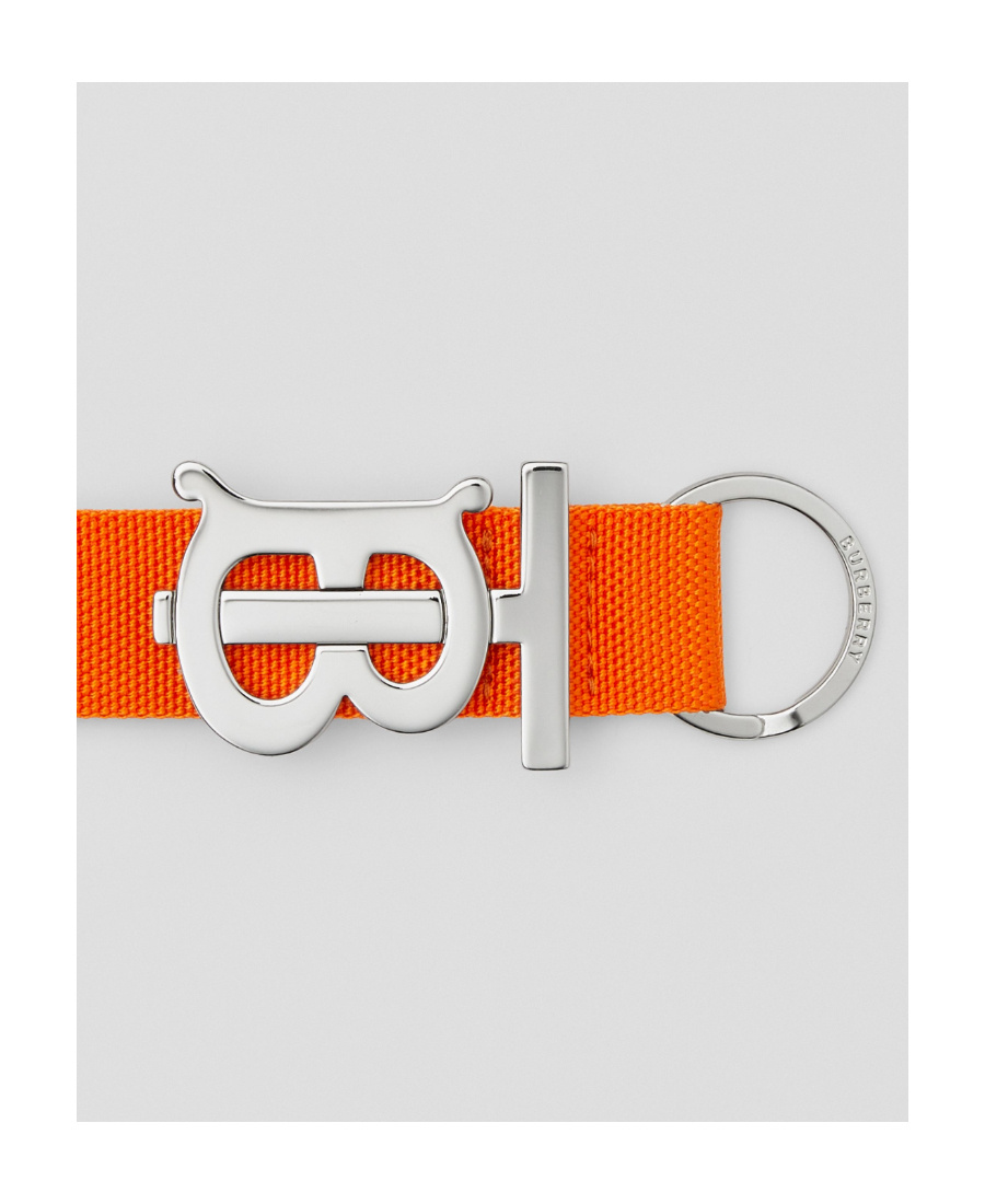 Burberry Tb Logo-plaque Keyring In Multicolor