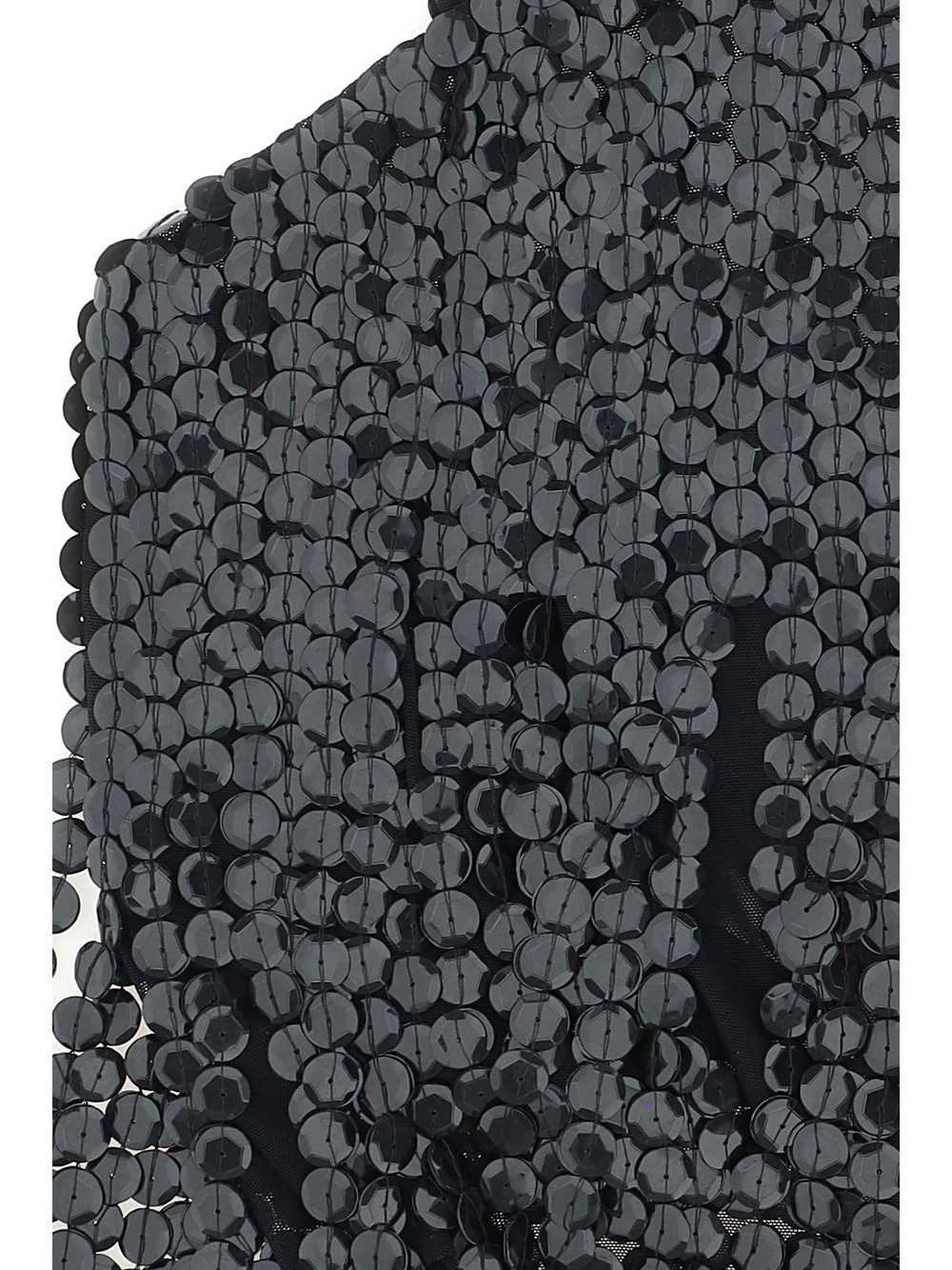 Attico The  Sequin Embellished Top In Black