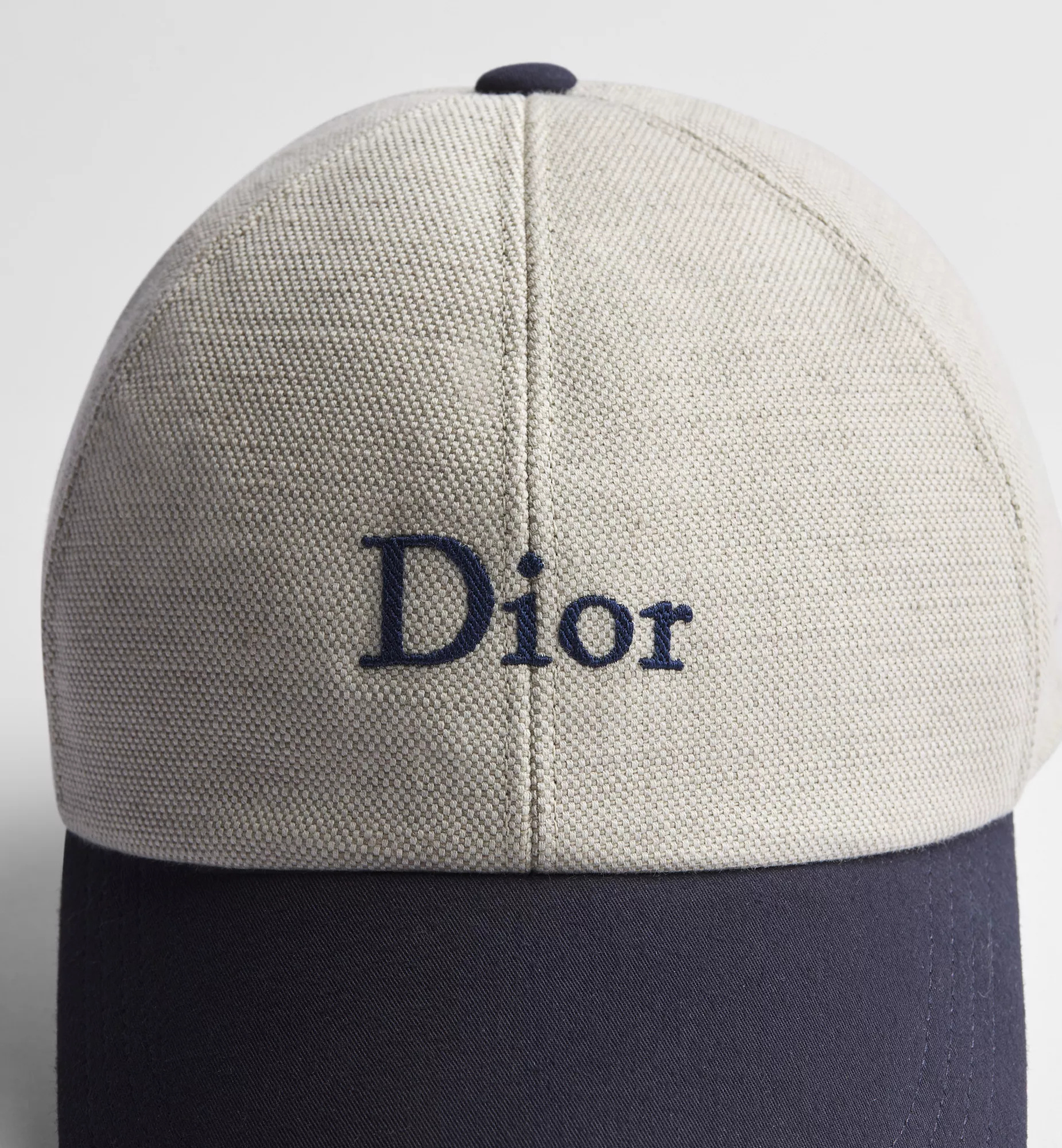 Dior Logo Baseball Hat In Multi