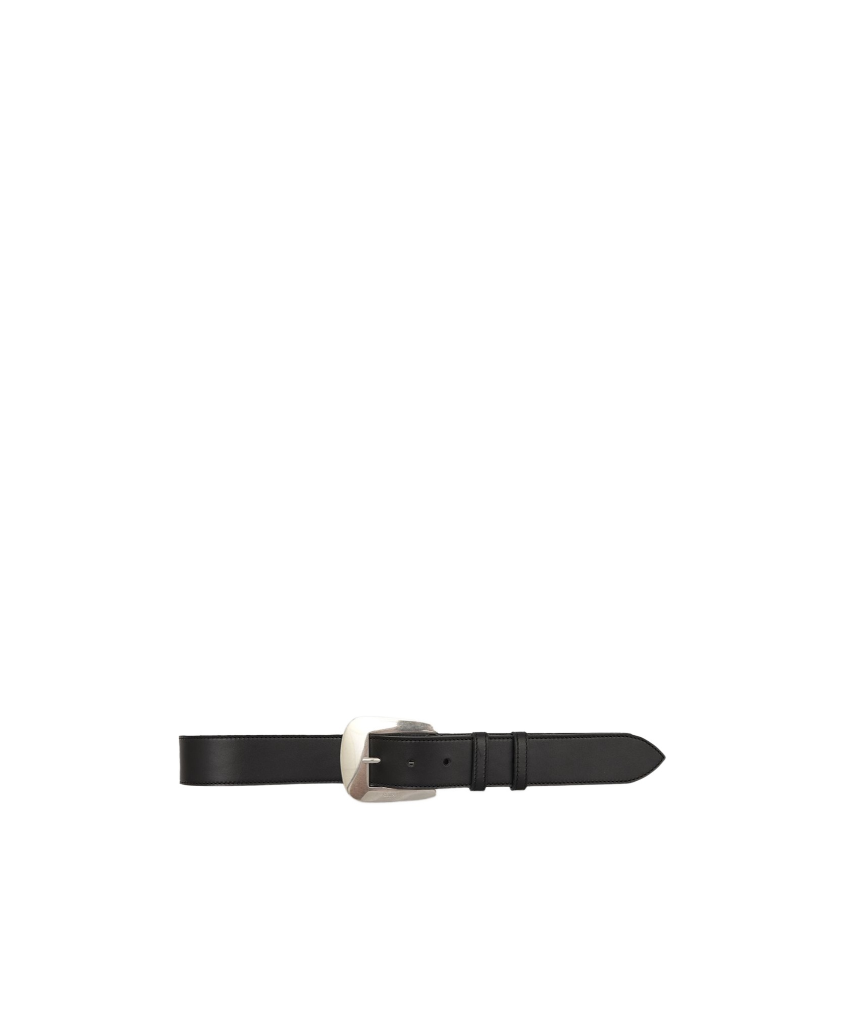 Celine Logo Belt In Black