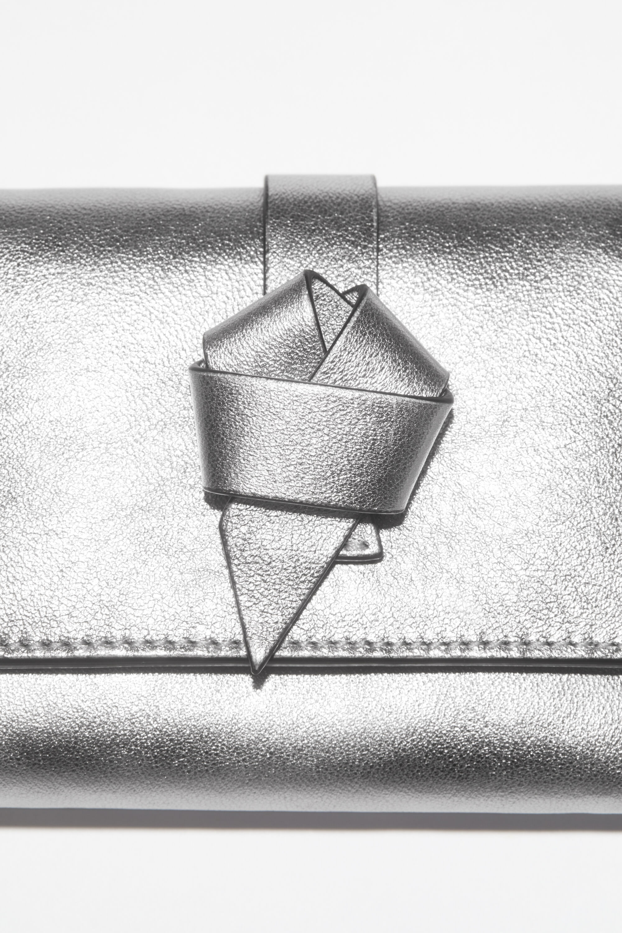 Acne Studios Musubi Folding Wallet In Gray