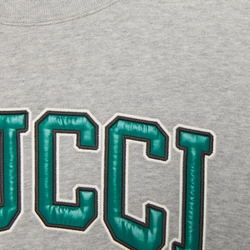 Gucci Jersey Sweatshirt In Gray