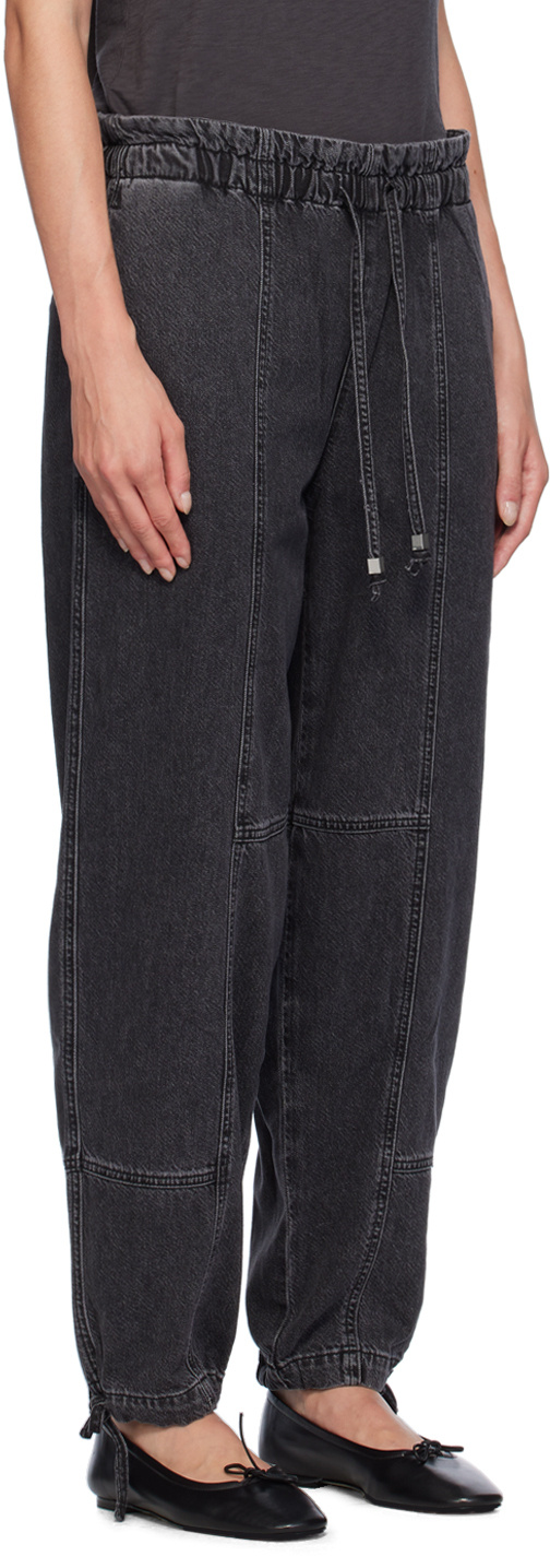 Rag & Bone Featherweight Strap-up Jeans In Black