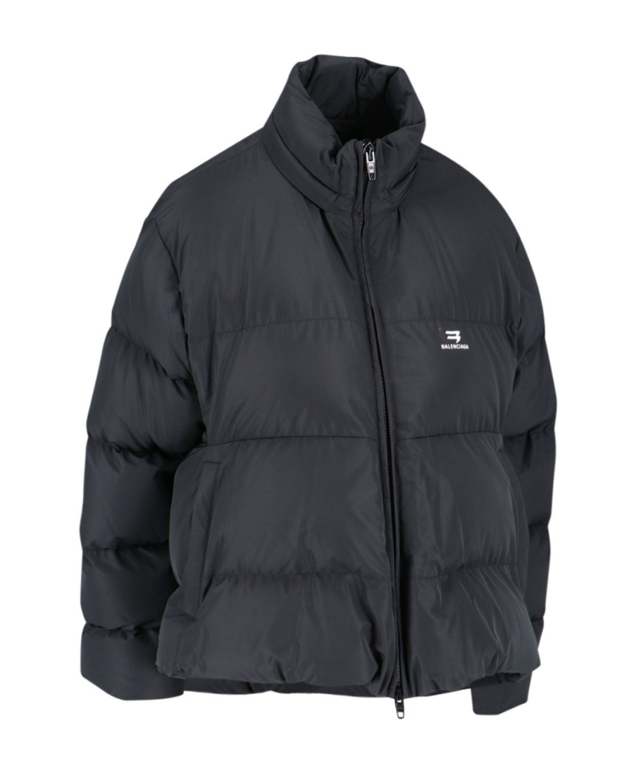 BALENCIAGA LOGO-PRINT PUFFER JACKET