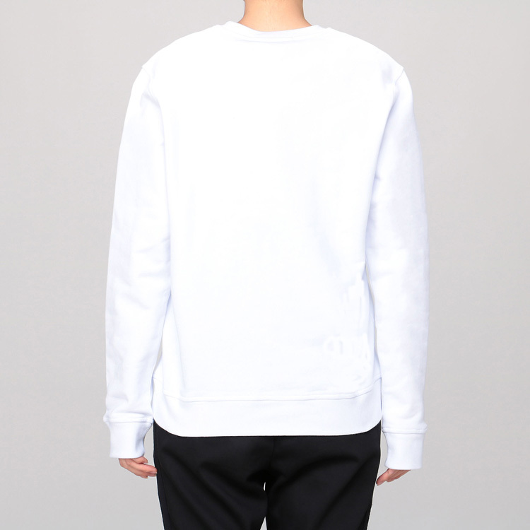 Msgm Logo Hoodie In White
