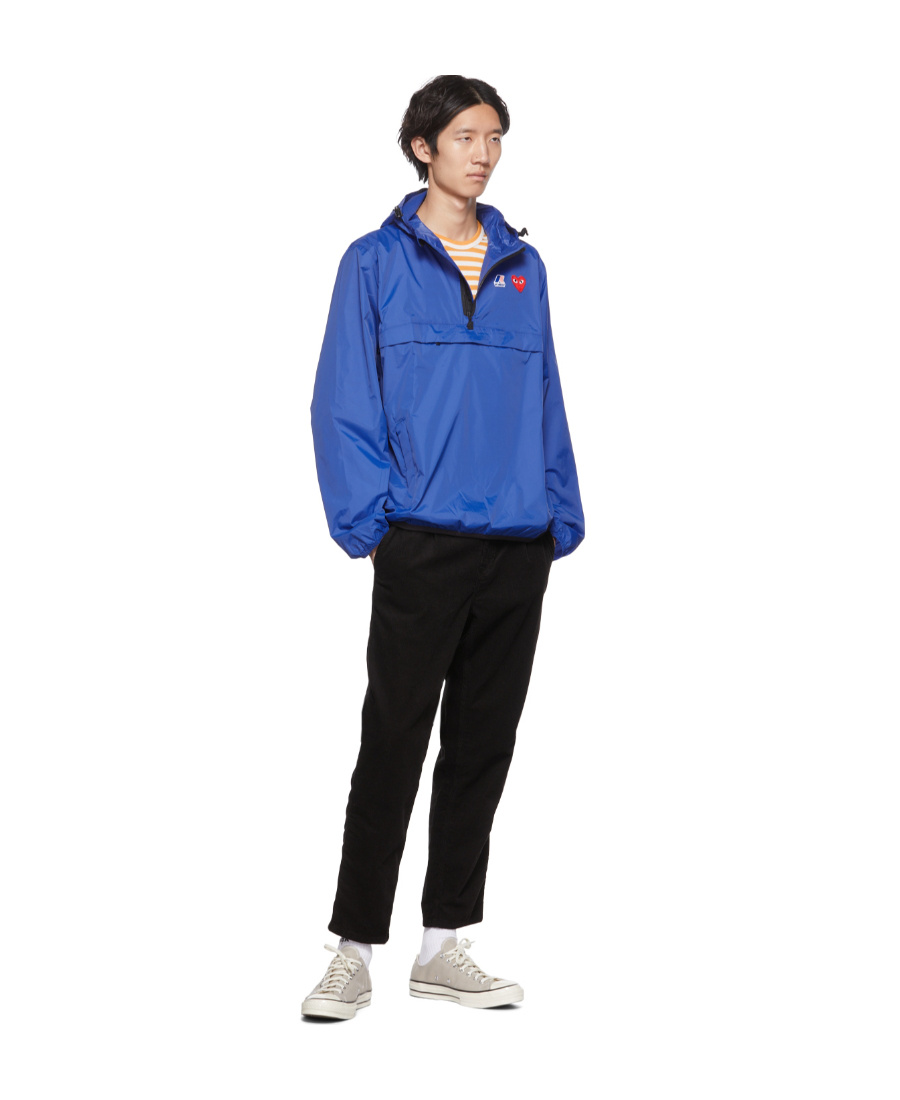 Comme Des Garçons Play Logo Long-sleeved T-shirt In White