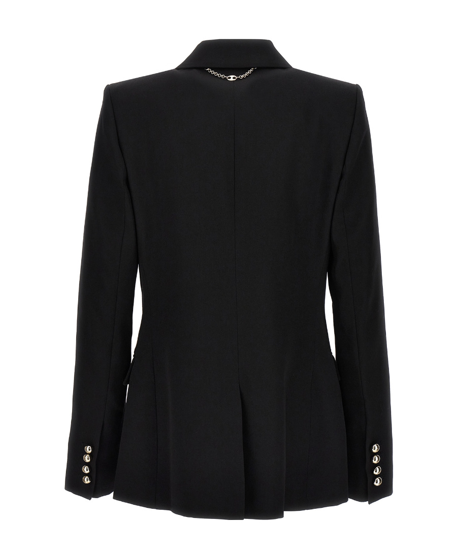Shop Rabanne Virgin Wool Single-breasted Blazer In Black