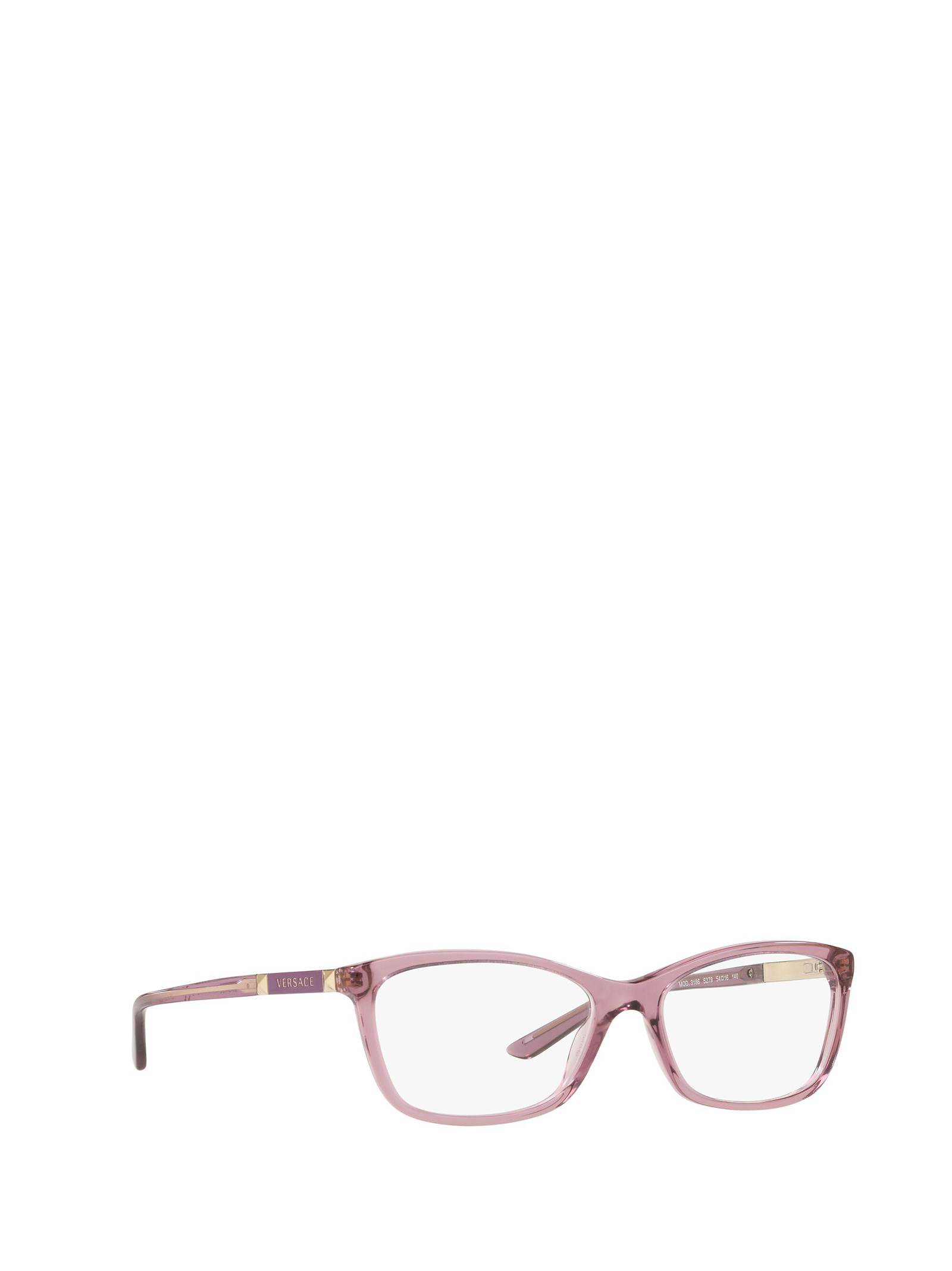 Versace Eyewear Rectangular Frame Glasses In White