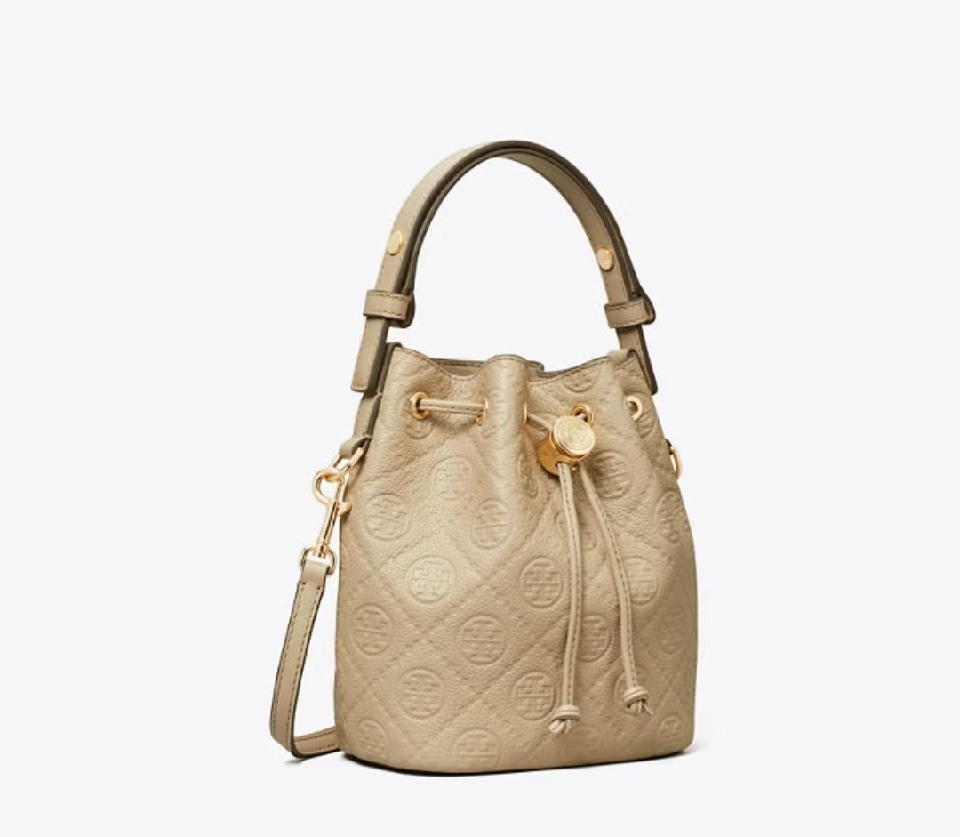 Tory Burch Drawstring Shoulder Bag In Brown
