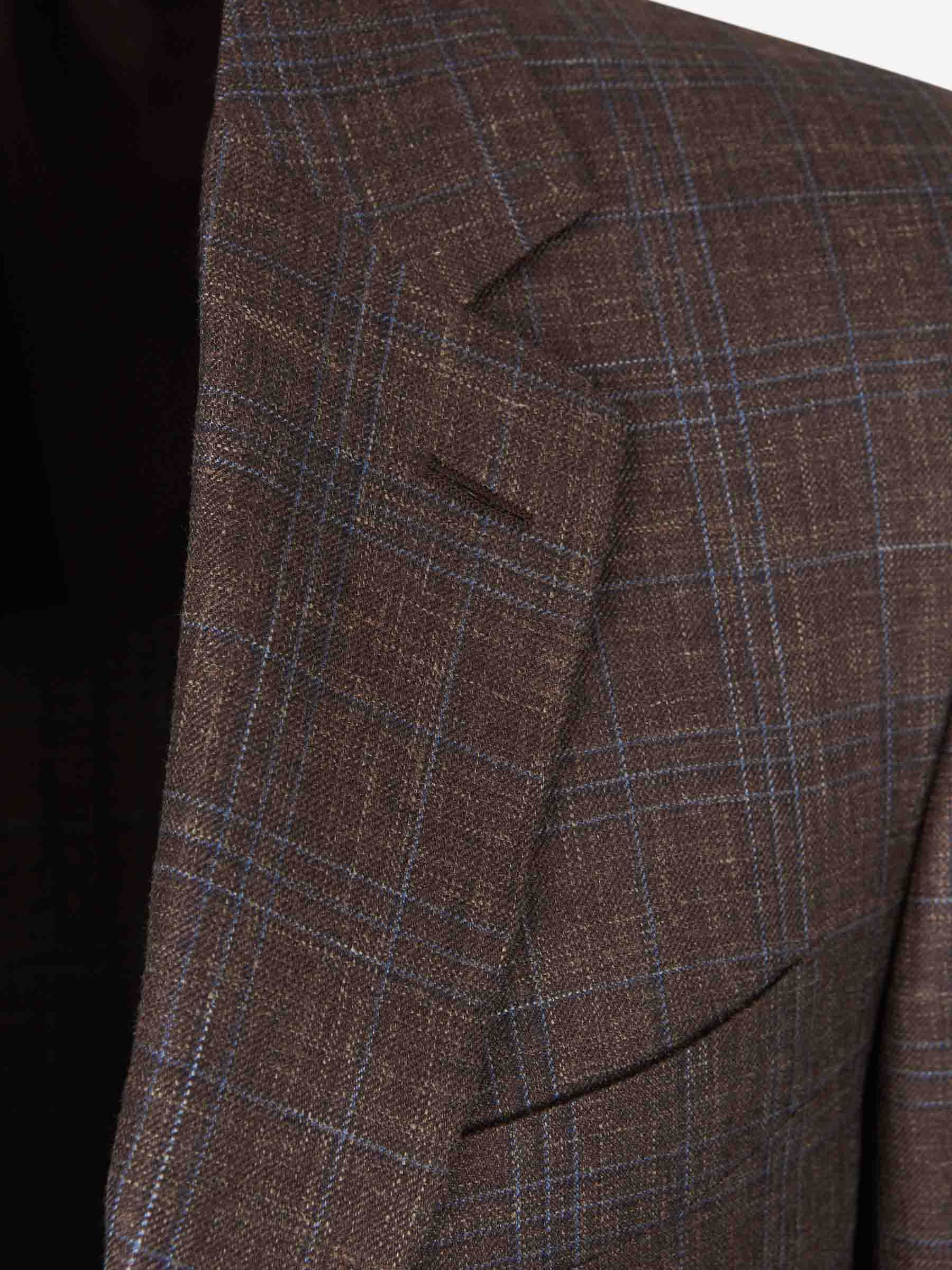 Canali Wool Suit In Brown
