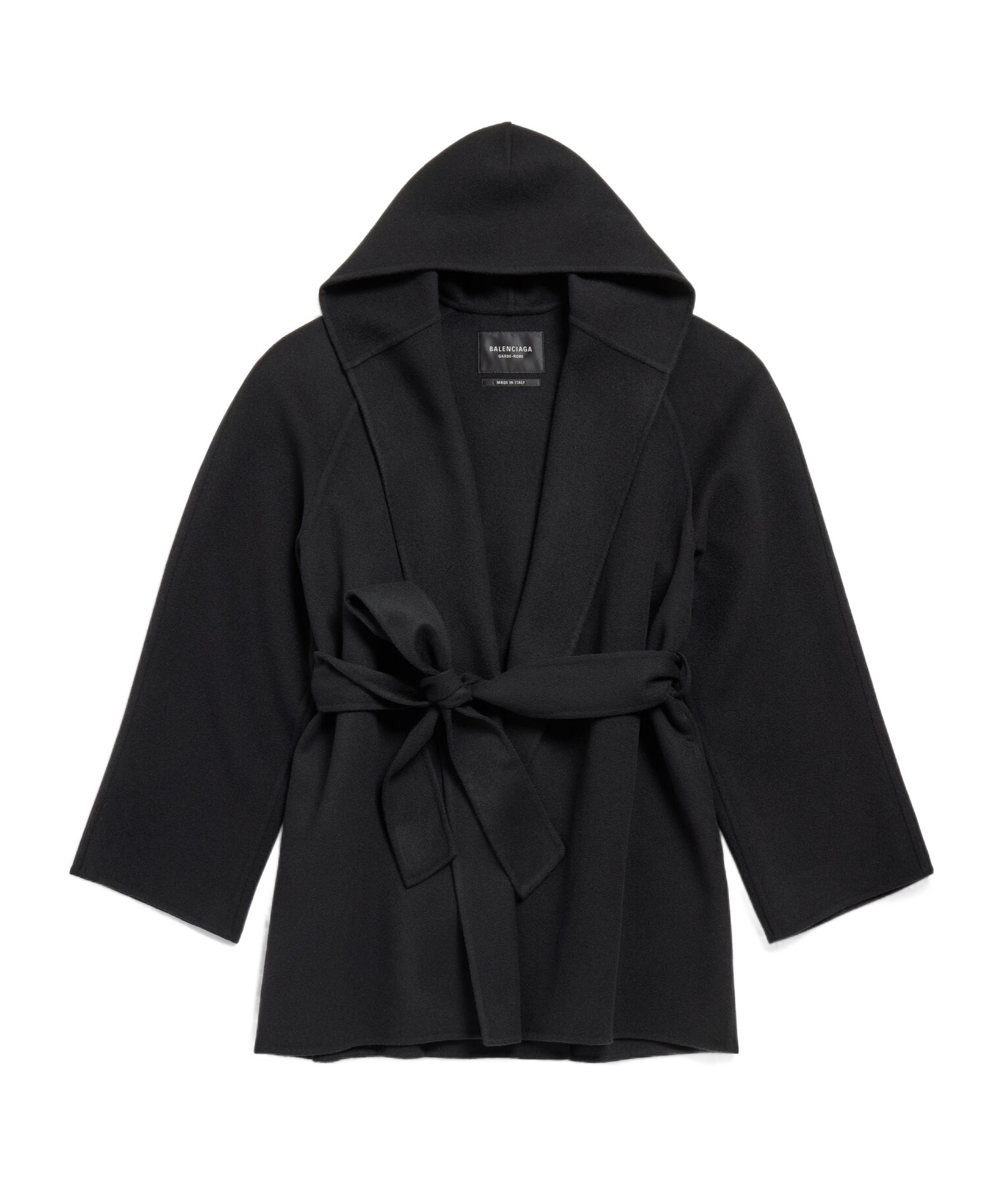 Balenciaga Felted Jacket In Black