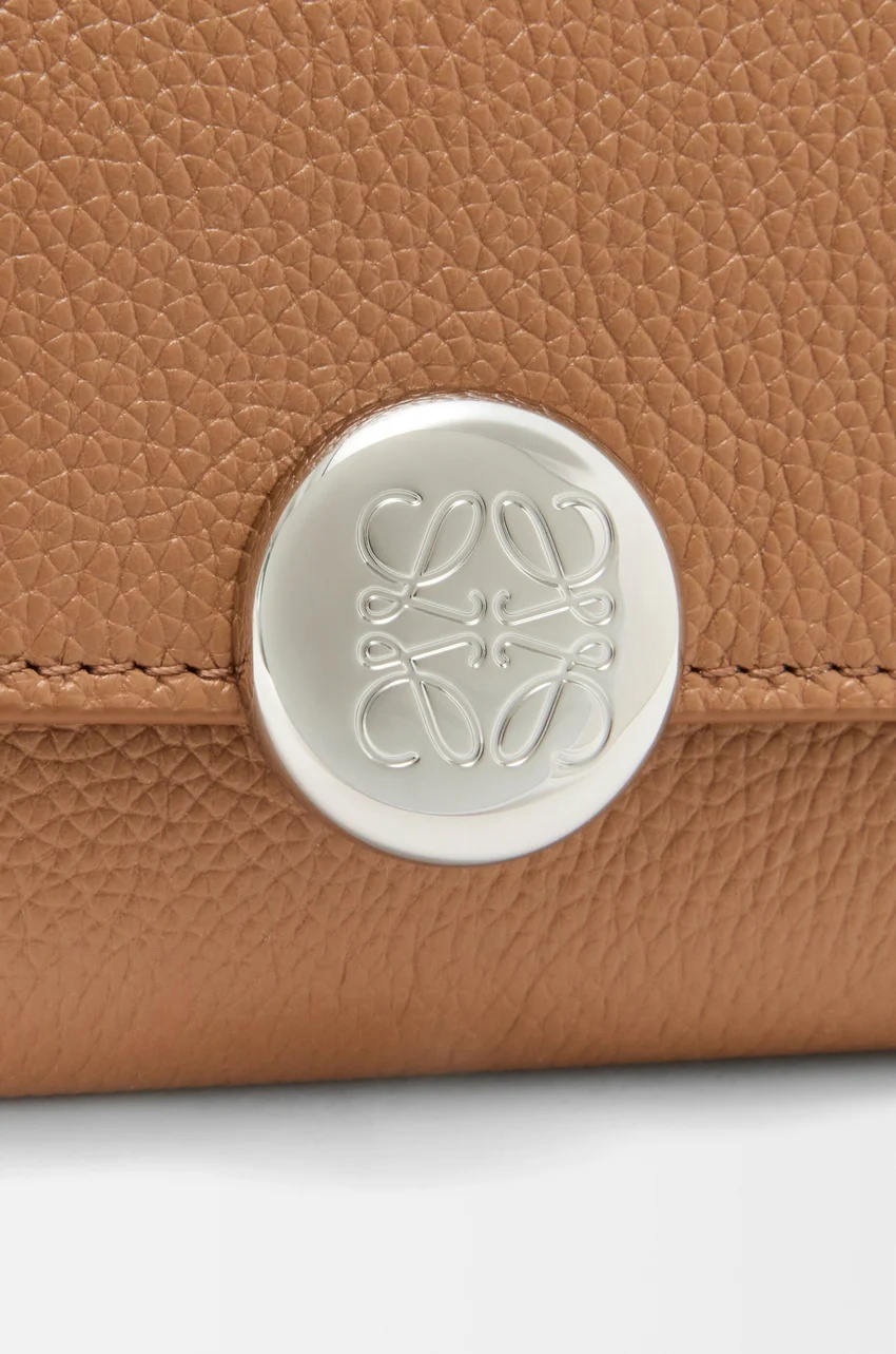Loewe Small Vertical Wallet In Brown