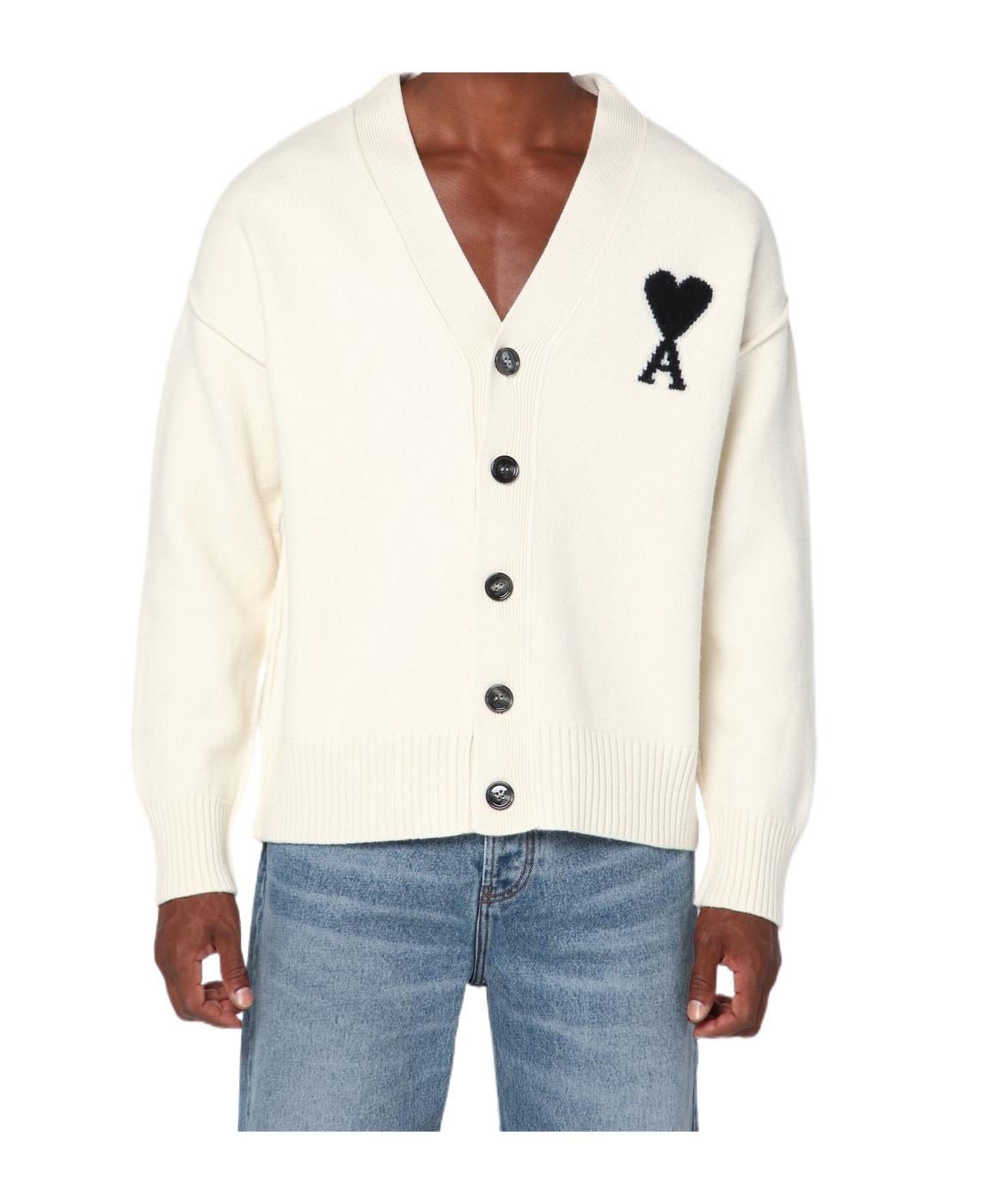 Ami Alexandre Mattiussi Ami Paris Sweaters In White