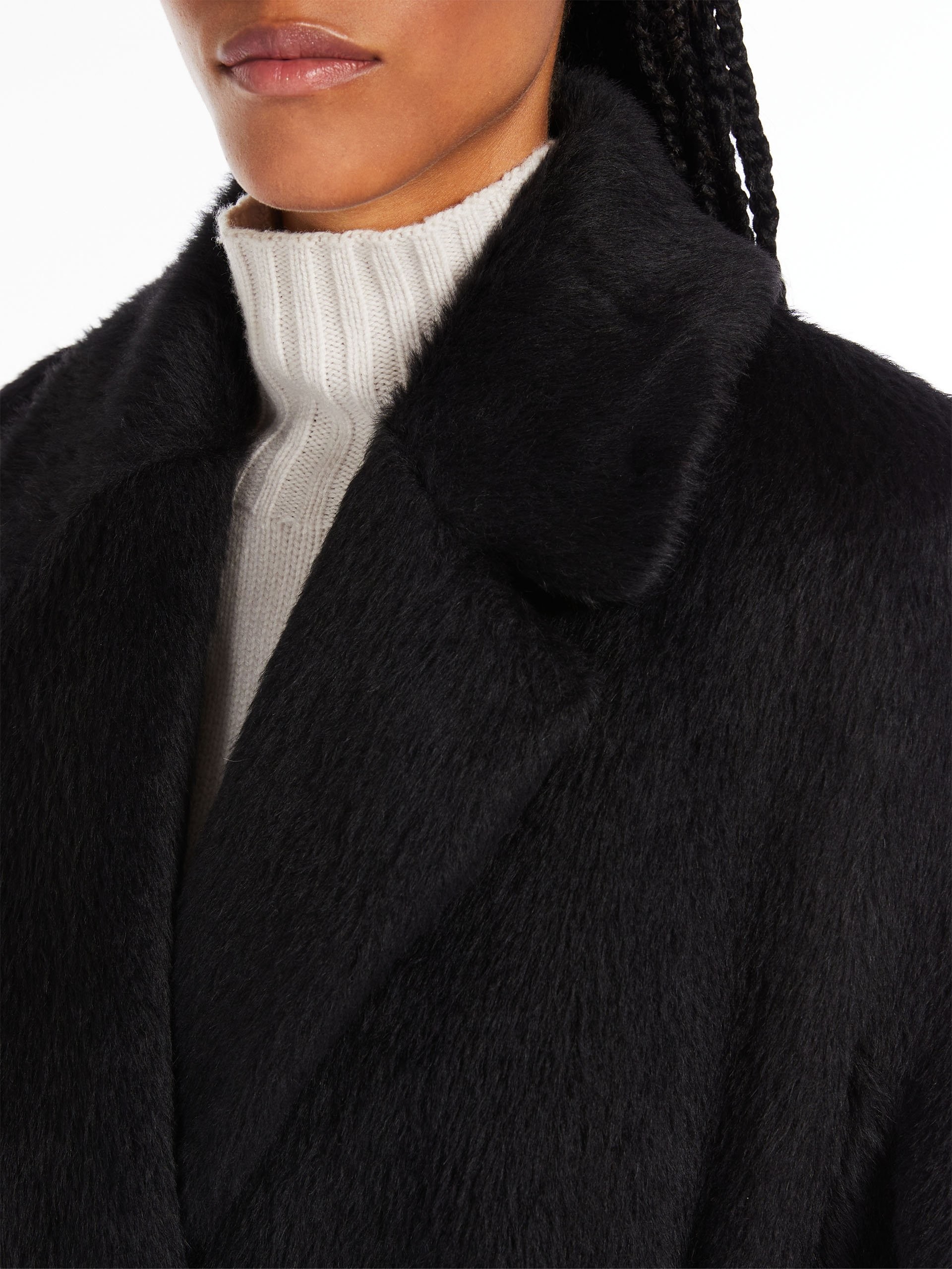 Max Mara Estella Wool And Cashmere Coat In Black