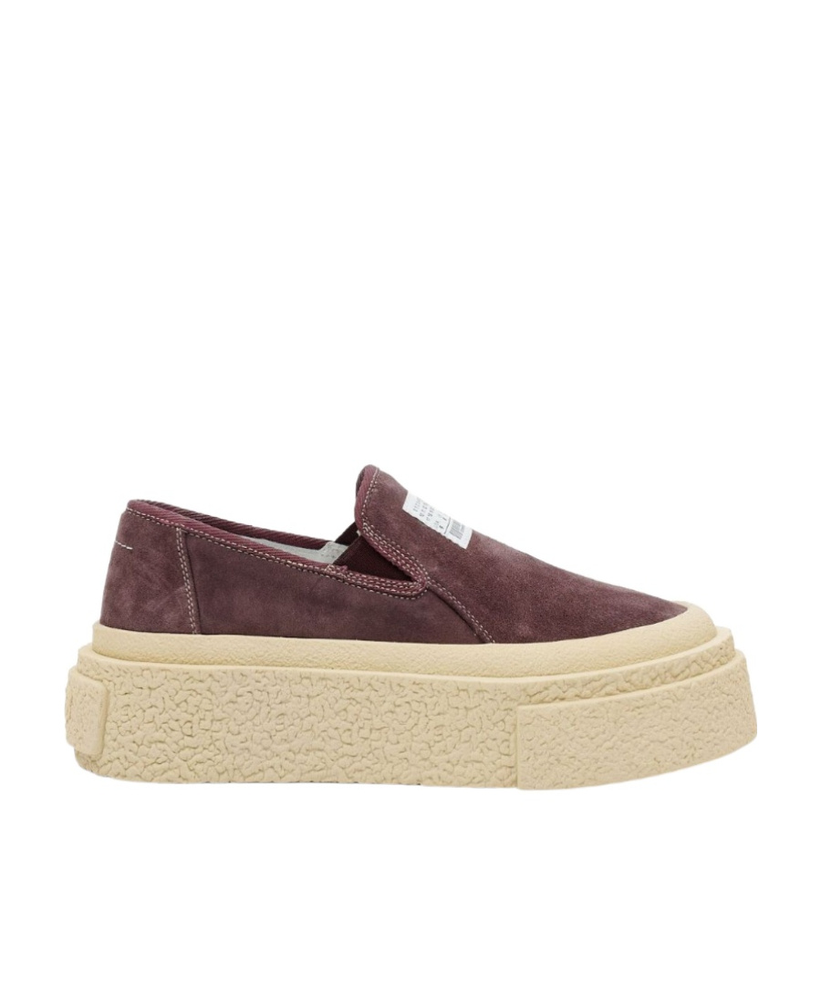 Mm6 Maison Margiela Round-headed Low-top Casual Shoes In Multi